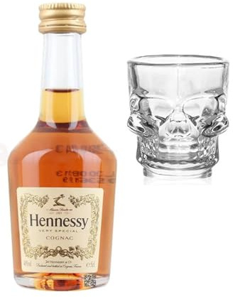 Hennessy Very Special Cognac 50ml with Shot Glass | Miniature Alcohol | All Occasion Gift
