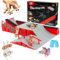 CS COSDDI Finger Skateboard und Rampe Zubehör Set, Fingerboard Skate Park Spielzeug Set, DIY Montage Skate Park Kit Fingerspielzeug Mit Rampe Parks Für Fingersportarten, Geschenk Für Kinder