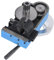 Mini-Drehmaschinen-Gleitschlitten, Werkzeugmaschinen-Gleitkasten mit 2,0 Mm Steigung Leitspindel für 0618 CJ18 CJ0618A 7x12 7x14 0618-3B für Mini-Drehmaschine, 2,0 Mm Steigung