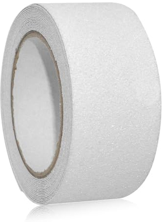 Antirutsch Klebeband, 10cm*5m Antirutsch Klebeband weiß | Rutsch Sicherheitsaufkleber für Drinnen und Draußen für Arbeitssicherheit Zuhause