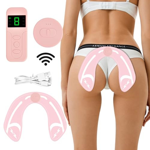 Aiorddl EMS Gesäßtrainer, Hüfttrainer für Gesäß, ABS Stimulator Shaper Smart