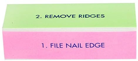 Bloc polissoir à ongles - Bloc de polissage pour ongles - Bloc de lime à ongles - Tampon à ongles avec blocs à 4 côtés pour lissage, polissage et brillance