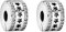 Amuefer Double Starry Charms pour Bracelets et Colliers, Argent Sterling Charme Saint Valentin Noël Anniversaire Bijoux Cadeaux pour Femme Fille Maman Épouse Amis