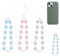 3 PCS Phone Charm Strap, Butterflies Beaded Phone Charm Wrist Strap Cell Phone Pearl Lanyard Wrist Straps Cute Wrist Phone Bracelet Mobile Phone Case Charms Beaded Chain Keychain for Women Girl