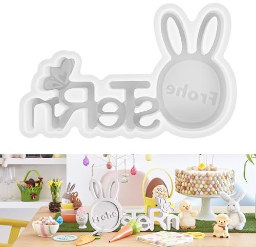 Silikonformen Gießformen Hase, Silikonform Ostern Hase Ostereier Gießformen Gips Zum Gießen Ostern Kaninchen Gießform Ostern Giessformen
