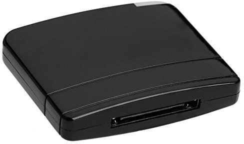 Knoruley Bluetooth A2DP Musique Audio 30 Pin Recepteur Adaptateur pour Haut-Parleur Noir