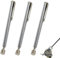 3Stück Teleskopmagnet Stabmagnet Ausziehbar Magnetstab Bis Zu 65CM Magnetic Pick-Up Tool Magnetheber Edelstahl Magnetgreifer Für Schrauben Mutter Schlüssel Metallteile