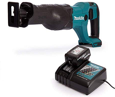 Makita DJR186Z 18V Cordless Reciprocating Saw with 1 x 3Ah Battery & Charger