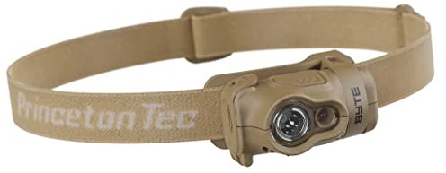 Princeton Tec Byte Multi-Mode Multi-Strahl IPX4 Wasserdicht LED Taktische Stirnlampe mit 200 Lumen, unverzichtbares Outdoor-Zubehör für Wandern, Rucksackreisen, Camping, Laufen und