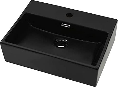vidaXL Waschbecken mit Hahnloch Keramik 51,5x38,5x15cm Aufsatzwaschbecken