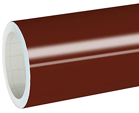 Unbekannt 11€/m² Oracal Plotterfolie Glanz 751c 079 Rotbraun 63 cm Breite gegossene Plotter Möbel-Folie selbstklebend High Performance cast