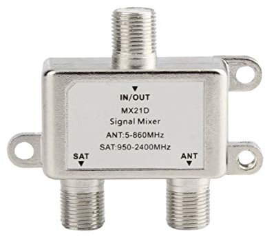 Impermeabile 2 in 1 2 Modi satellitare TV via cavo Splitter segnale TV del segnale Mixer SAT/ANT Diplexer leggera e compatta