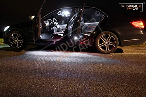 INDIVIDUALise your CAR Innenraumbeleuchtung SET für E Klasse Limousine W212 (Pure-White) Reinweiß