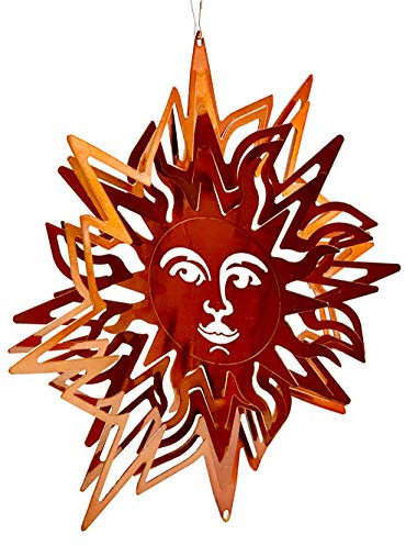 Dundee Deco W2344 Windspiel in Geschenkbox, 3D-Hängedekoration, für Innen- und Außenbereich, Mandala, Delfine, Blaugrün, 30,5 cm, einzigartige Geschenkidee für Männer und Frauen, Souvenir, Geschenk