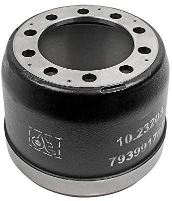 DT Spare Parts Bremstrommel 10.23203 D: 311 mm, 10 bores, b: 25 mm, P: 225 mm, d: 183 mm, H: 260 mm, B: 202 mm für Anhänger