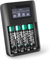 CELLONIC, Akku kompatibel mit Siemens Gigaset CL660HX, Gigaset A415, Gigaset E290 (1000mAh, 1.2V) 4X + Ladegerät Ersatzakku 1.2V AA
