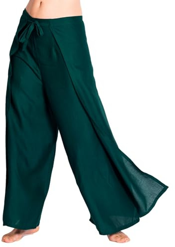 PANASIAM Sunshine Pants Plain, Dark Green, L