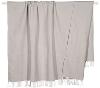 PAD - Decke, Kuscheldecke - Fine Edge - 50% Baumwolle, 50% Polyacryl - Farbe: beige - 150 x 200 cm