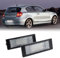 njssjd LED Kennzeichenleuchte für B'MW E81 E87 E63 E64 Z4 E85 E86 E89 F21 Mini Cooper R55 R60 R61 Canbus Fehlerfreie SMD 6000K Weiße Nummernschildbeleuchtungen