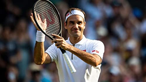 Poster Roger Federer Champion Athlete Star Tennis Champion