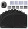 YMATEECO Dust Filter 120mm for Computer Cooler/PSU/Routers Nylon 80 Mesh, Magnetic PC Fan Dust Cover Mesh Cooler Filter Dustproof Computer Fan Grills(Nylon, 120 * 120mm,10Pack, Black)
