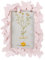 Clayre & Eef Bilderrahmen 10x15 cm Rosa Kunststoff Glas Fotorahmen