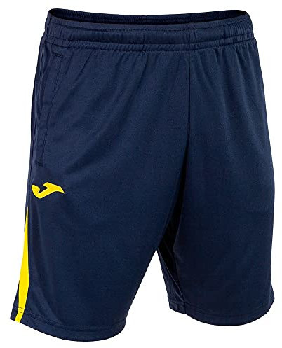 Joma Bermuda Uomo Championship VII Blu Navy Giallo