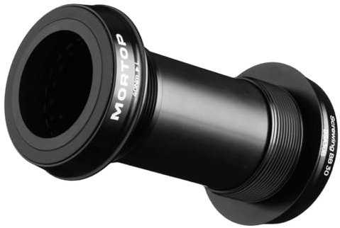 MORTOP Tretlager BSA 68/73 mm für 29 mm SRAM DUB Kurbelgarnitur, Schrägkontakt-Kugellager (BSA-Schwarz)