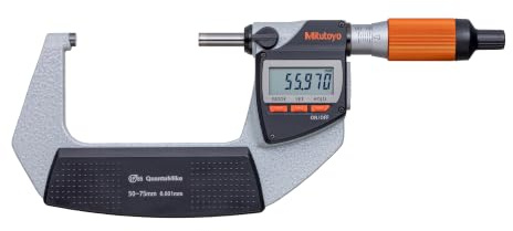 Mitutoyo 293-142-40 ABS Digital-Mikrometer MD-E75, 50-75 mm | 0,001 mm, bidirektionale Daten, IP65