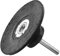 MiJunHD 3 Zoll Roll Lock Scheiben Halter, Schleifscheiben Backer Schleif Polierteller Schleifteller Disc Pad mit 6mm Schaft für Drehwerkzeug Schleifen Polier Finish (1 Stück)