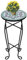 Chaduof MOSAIK Beistelltisch Tisch Bistrotisch Blumenständer, Tabletttisch, Blumenhocker, Nachttisch, Couchtisch, Wohnzimmer, Nightstand, Grün