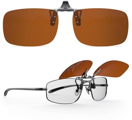 Goiteia Polarisierte, hochklappbare Clip-Sonnenbrille für Männer und Frauen | Einfaches An- und Ausziehen mit einer Hand