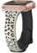Dünne Leoparden-Gravur Armband Kompatibel mit Apple Watch Armband 41mm 40mm 45mm 44mm 38mm 42mm für Damen, Zweifarbiges Weiches Silikon Sport Armbänder für iWatch SE Ultra2 Series 9 8 7 6 5 4 3 2 1