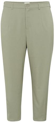 KAFFE CURVE Damen Anzughose KCMERLA Damen Pants Hosen Größe Größen Weites Bein Business High Waist Hose Elastische Taille Tapered