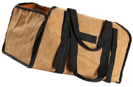 Pouch Organizer for Items,1pc Firewood Bag Firewood Container Containers for Toys Firewood Storage Pouch Storage Bag Wood Stove Tools Outdoor Accessories Firewood Tote Bags High Capacity Basket Canvas