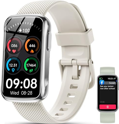 OUKITEL Fitness Tracker Watch for Men Women with 24 Sport Modes, Smart watch with Heart Rate/SpO2/Sleep Monitor, Running Smart Band Activity Pedometer with IP68 Waterproof for iOS Android