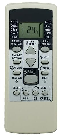 Yazhuq Mando a distancia para aire acondicionado Fujitsu AR-RCD1C AR-RCD1E AR-RCE1C AR-RCC2J AR-RCG2J AR-RCE1E