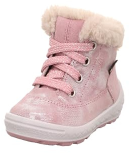 Superfit Mädchen und Jungen Winterstiefel Groovy 2.0, Kinder Stiefeletten, Weite: M IV, Kurzstiefel, uebergangsschuhe, ROSA (500), 24 EU