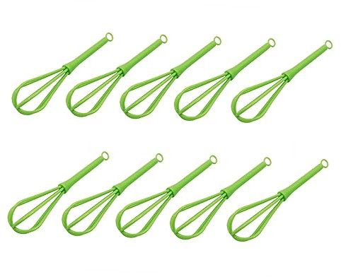 PEPLAYTAL 10 Pièces Fouets pour Cuisine Outils de Batteurs à Oeufs pour Boissons