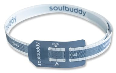 Soulbuddy Maßband für Kopfumfang – Flexibles Kopfmaßband zur Ermittlung der Cap-Größe | Maßhilfe für Basecaps, Helme, Mützen & Hüte | Wiederverwendbar & einfach anzuwenden
