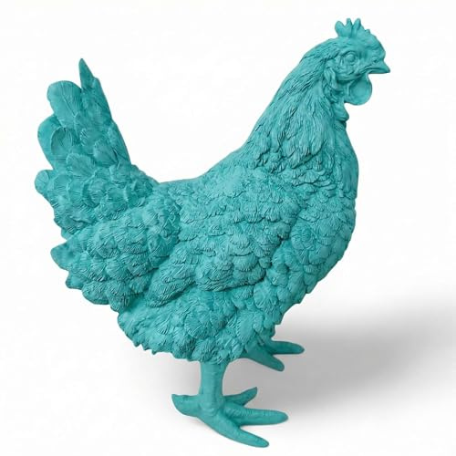 colourliving Deko Hühner DekoDiven einzigartige Huhn Deko für Haus & Garten (Matcha Mule, stehend)