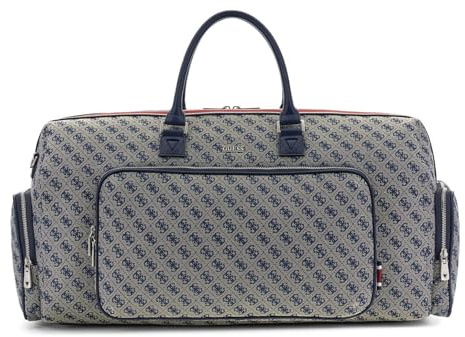 GUESS Reisetasche Boston Weekender Sand Blue Mehrfarbig