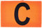 Derbystar Kapitänsbinde, Senior, Neonorange, 4025050700