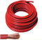 5 metros Cable de arranque H07V-K 10mm2 de sección Color Rojo (medida exterior 6mm)