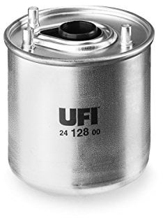 UFI Filters, Filtro Gasolio 24.128.00, Filtro Carburante per Ricambio, Adatto ad Auto, Applicabile su Diversi Modelli come Ford, Mazda e Volvo