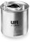 UFI Filters, Filtro Gasoil 24.128.00, Filtro de Combustible Diésel de Recambio, Apto para Coches, Apto para Modelos como Ford, Mazda y Volvo