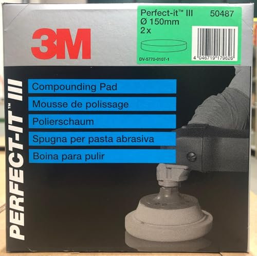 M3 3M TAMPONE Spugna per LUCIDATURA Verde 3M 50487 per Pasta ABRASIVA D.150