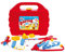 Bino Arztkoffer Ein kleiner Arzt, Spielzeug für Kinder ab 3 Jahre, Motorikspiel für Kleinkinder (Kinderspielzeug mit Zubehör & eigenem Doktor Namensschild, Kinderspiel perfekt für Rollenspiele), rot