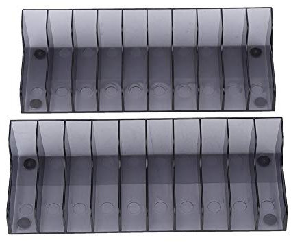 Lazmin 2 PCS Game Card Speicher Ständer, CD DVD Speicher Rack Halter Mount Disk Ständer Halter/SLIM/PRO