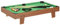 vidaXL Mini-Billardtisch, 3 Beine, 92 x 52 x 19 cm, Braun und Grün